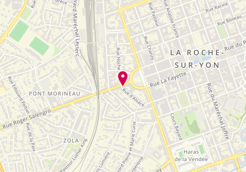 Plan de MACIF, 11 Rue Raymond Poincaré, 85000 La Roche-sur-Yon