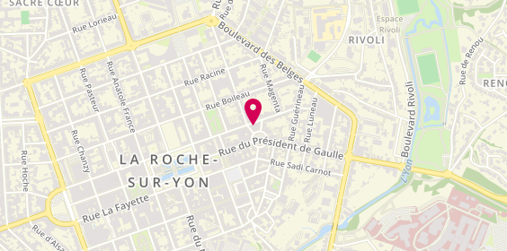 Plan de La Roche Sur Yon Res, 14 place de la Résistance, 85000 La Roche-sur-Yon