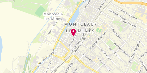 Plan de LCL Banque et assurance, 36 Rue Carnot, 71300 Montceau-les-Mines