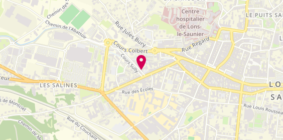 Plan de Groupama Grand Est, 40 Cours Sully, 39000 Lons-le-Saunier