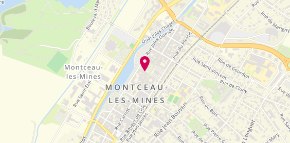 Plan de Crédit Agricole Centre-Est, 8 Rue Blanqui, 71300 Montceau-les-Mines