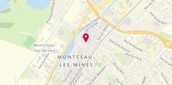 Plan de CIC, 9 Rue Danton, 71300 Montceau-les-Mines