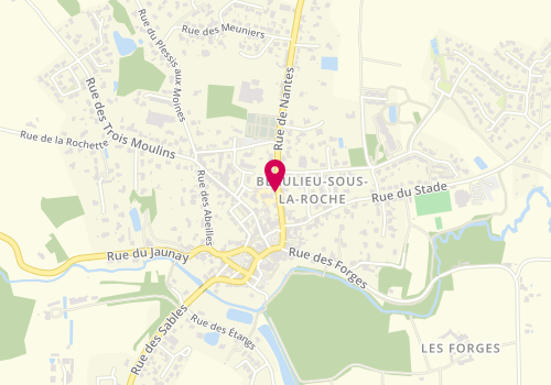 Plan de Caisse Credit Mut Beaulieu Sous la Roche, 7 Rue de Nantes, 85190 Beaulieu-sous-la-Roche
