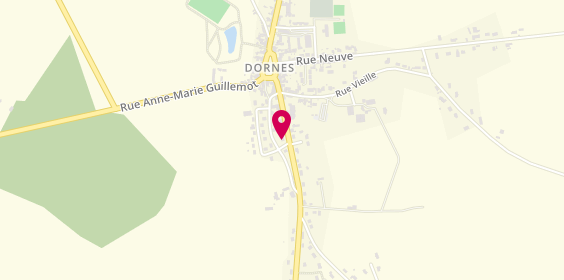 Plan de Dornes, 17 Route de Moulins, 58390 Dornes