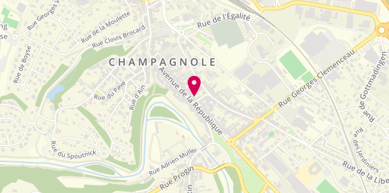 Plan de LCL, 45 avenue de la République, 39300 Champagnole