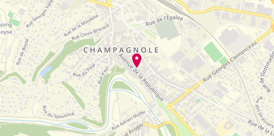 Plan de Sg, 33 avenue de la République, 39300 Champagnole