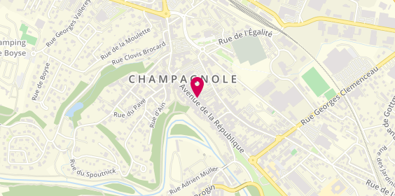 Plan de Banque Populaire, 23 avenue de la République, 39300 Champagnole