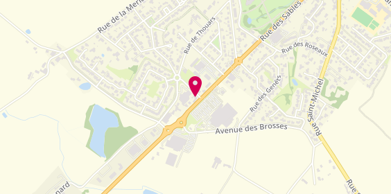 Plan de Banque Populaire Grand Ouest, 34 Rue des Sables, 85140 Essarts-en-Bocage
