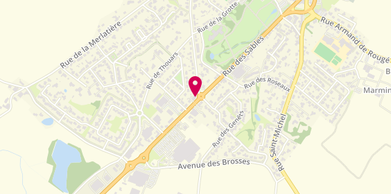 Plan de Agence Les Essarts, 16 Rue des Sables, 85140 Essarts-en-Bocage