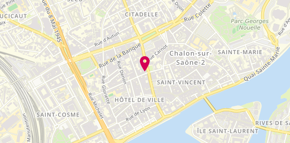 Plan de LCL Banque et assurance, 17 Rue Général Leclerc, 71100 Chalon-sur-Saône
