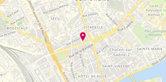 Plan de Bnp Paribas, 6 Boulevard de la République, 71100 Chalon-sur-Saône