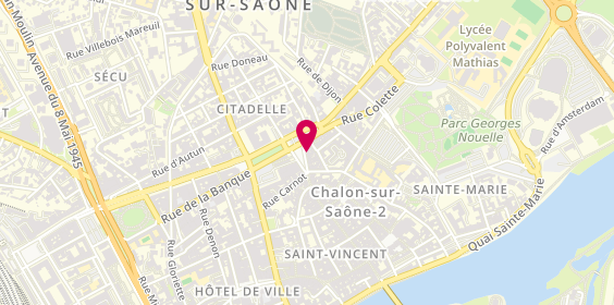 Plan de Ccm de Chalon Sur saône, 22 place de Beaune, 71100 Chalon-sur-Saône