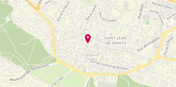 Plan de CIC, 2 Rue de la Plage, 85160 Saint-Jean-de-Monts