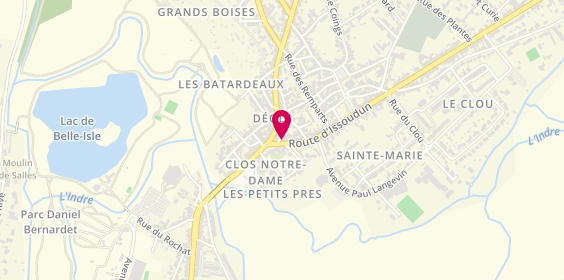 Plan de Caisse de Credit Mutuel de Chateauroux, 3 Route d'Issoudun, 36130 Déols