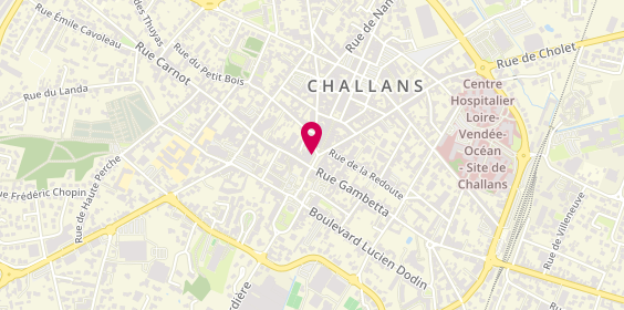 Plan de LCL, 5 place de Gaulle, 85300 Challans
