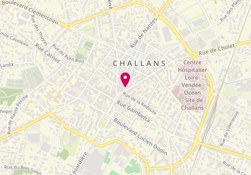 Plan de Agence de Challans, 7 Rue Bonne Fontaine, 85300 Challans