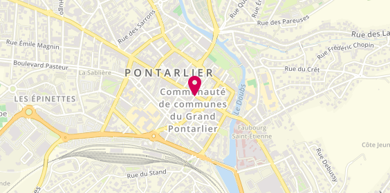Plan de LCL Banque et assurance, 31 Rue de la République, 25300 Pontarlier