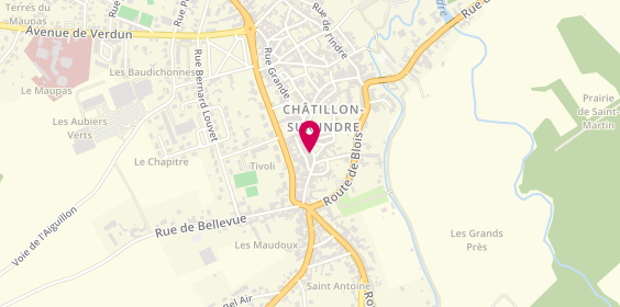 Plan de CIC, 35 Rue Grande, 36700 Châtillon-sur-Indre