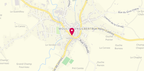 Plan de Moulins Engilbert, 4 Rue des Fosses, 58290 Moulins-Engilbert