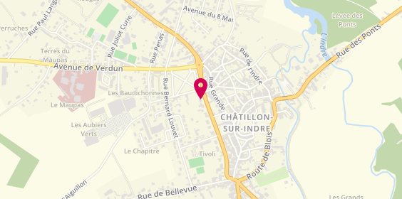 Plan de Caisse d'Epargne, 33 Boulevard du Général Leclerc, 36700 Châtillon-sur-Indre