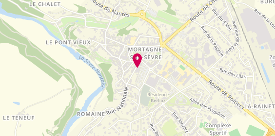 Plan de Crédit Mutuel, 9 place de la Roseraie, 85290 Mortagne-sur-Sèvre