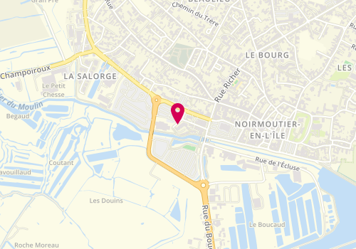 Plan de Caisse d'Epargne Noirmoutier, place de la Prée Aux Ducs, 85330 Noirmoutier-en-l'Île