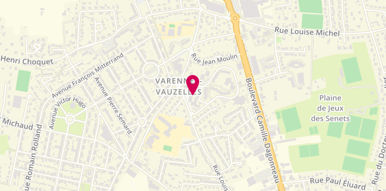 Plan de Varennes Vauzelles, Centre Commercial le Crot Cizeau
3 place de la République, 58640 Varennes-Vauzelles