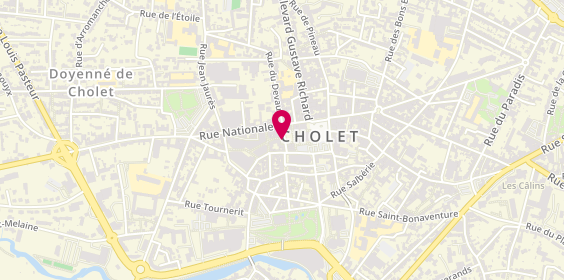 Plan de Société Générale, 59 Rue du Commerce, 49300 Cholet