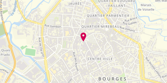 Plan de Lcl le Crédit Lyonnais, 7 Place Cujas, 18000 Bourges