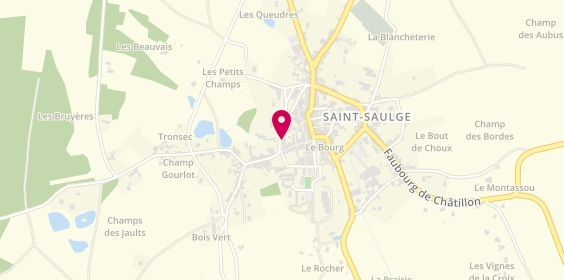 Plan de Saint Saulge, 13 Bis Rue du Champ de Foire, 58330 Saint-Saulge