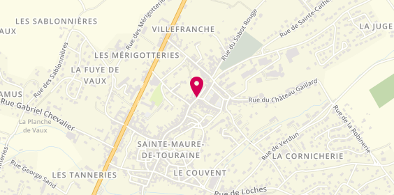 Plan de Banque Populaire, 107 Rue du Dr Patry, 37800 Sainte-Maure-de-Touraine