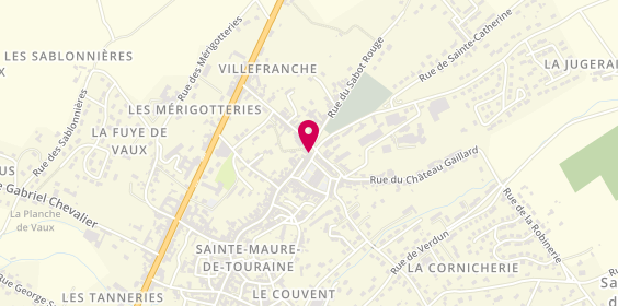 Plan de LCL Banque et assurance, 13 place du Maréchal Leclerc, 37800 Sainte-Maure-de-Touraine