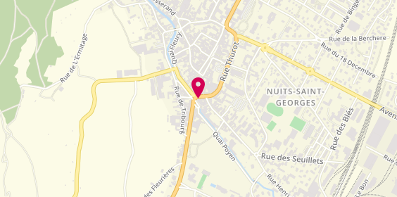 Plan de BNP Paribas - Nuits Saint Georges, 37 Rue Thurot, 21700 Nuits-Saint-Georges
