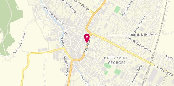 Plan de Agence Groupama Nuits Saint Georges, 7 Rue Sonoys, 21700 Nuits-Saint-Georges