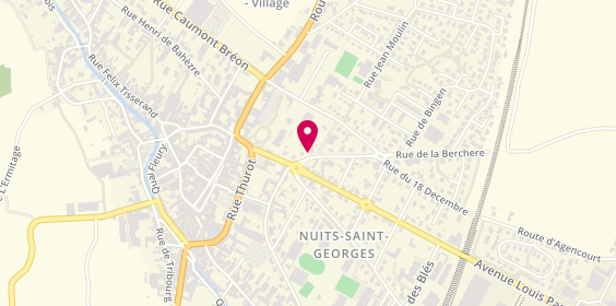 Plan de Crédit Mutuel, 5 Rue du 18 Décembre, 21700 Nuits-Saint-Georges