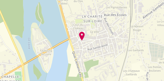 Plan de Bnp Paribas, 6-8 Gd Rue François Mitterrand, 58400 La Charité-sur-Loire
