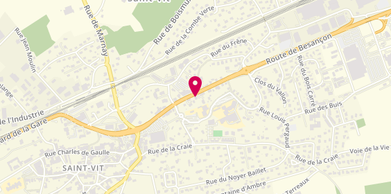 Plan de Crédit Mutuel, 12 Rue de Besançon, 25410 Saint-Vit