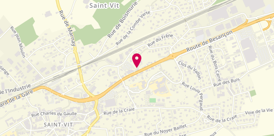Plan de Groupama, 11 Rue de Besançon, 25410 Saint-Vit