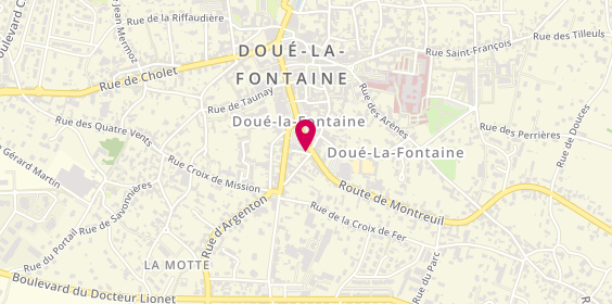 Plan de Banque Populaire Grand Ouest, 30 place du Champ de Foire, 49700 Doué-en-Anjou