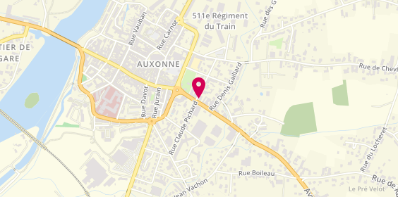 Plan de Auxonne, 6 Rue du Colonel Redoutey, 21130 Auxonne