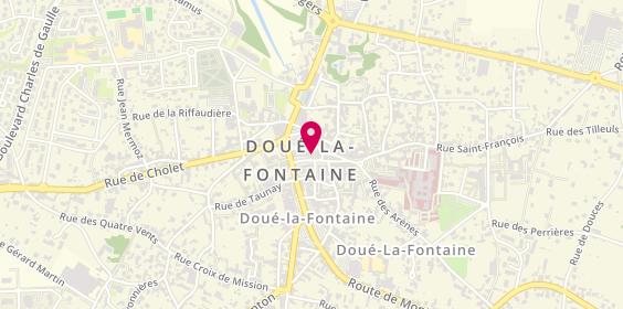 Plan de Agence de Doue la Fontaine, 15 place Jean Begault, 49700 Doué-en-Anjou