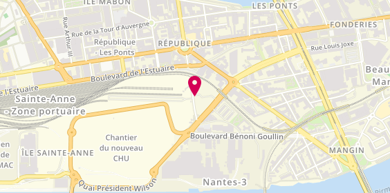 Plan de Caisse Regionale de Crédit Mutuel Laco, 10 Rue des Marchandises, 44200 Nantes