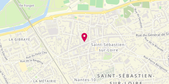 Plan de Banque Populaire Grand Ouest, 9 Rue Maurice Daniel, 44230 Saint-Sébastien-sur-Loire