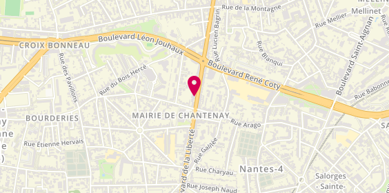 Plan de Agence de Chantenay, 9 Boulevard de l'Égalité, 44100 Nantes
