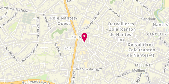Plan de LCL Banque et assurance, 55 Boulevard Pasteur, 44100 Nantes