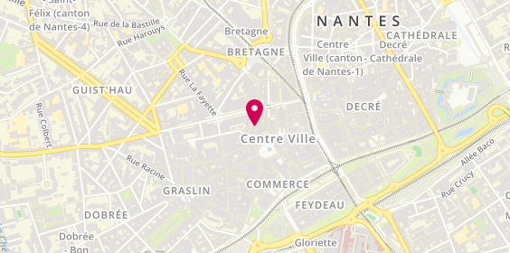 Plan de Edmond de Rothschild Banque Privée, 20 Rue Contrescarpe, 44000 Nantes