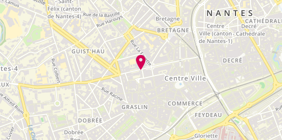 Plan de CCF Nantes Delorme, 19 Rue du Calvaire, 44000 Nantes
