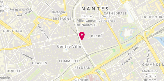 Plan de LCL Banque et assurance, 2 allée Penthièvre, 44000 Nantes