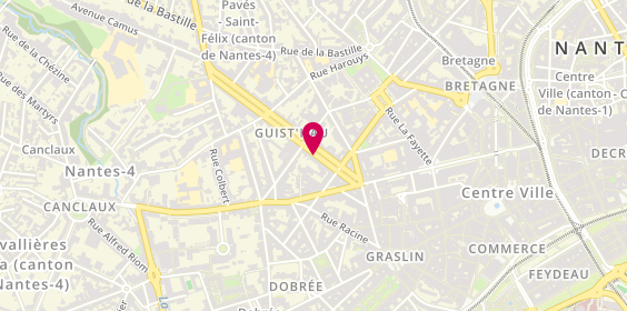 Plan de Milleis Banque Privée, 9 Boulevard Gabriel Guist'Hau, 44000 Nantes