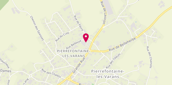 Plan de Crédit Agricole, 27 Grande Rue, 25510 Pierrefontaine-les-Varans